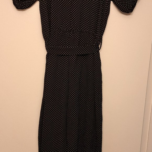 Navy polka dots jumpsuit - size: xs - Picture 5 of 5